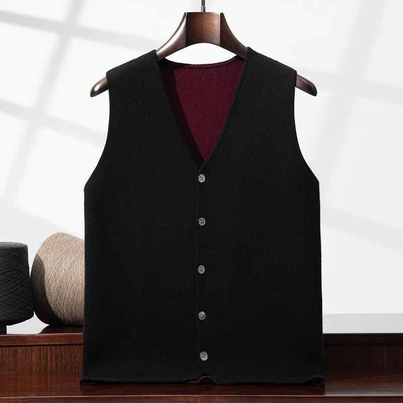 Pánská vesta s kašmírem