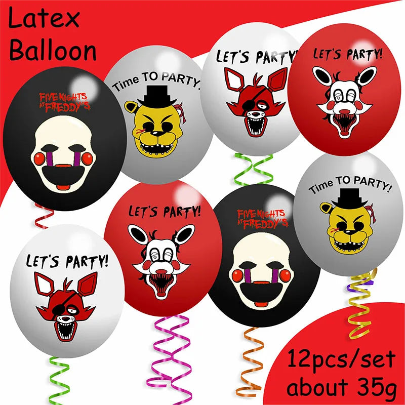 Dekorace na oslavu FNAF