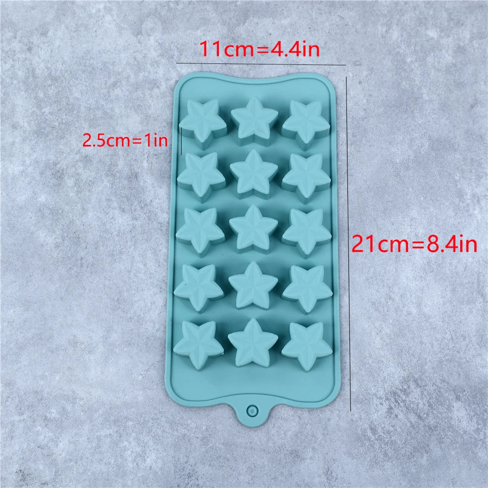 Silikonové formy Hvězdičky