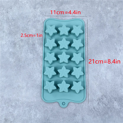 Silikonové formy Hvězdičky