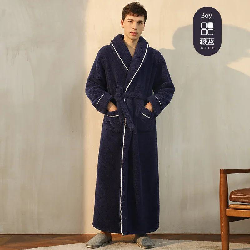 Unisex fleece župan