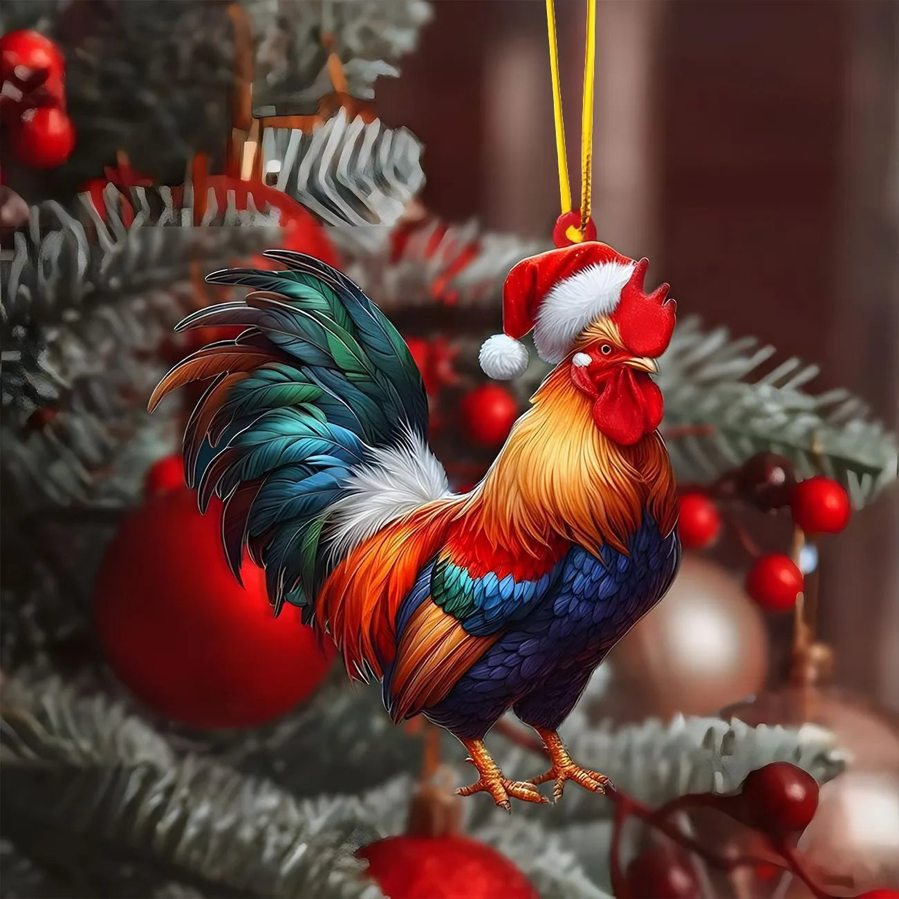 Vánoční 2D dekorace Zvířátka