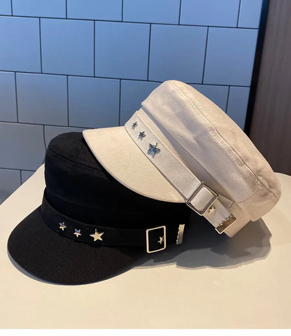 Dámský beret s hvězdou