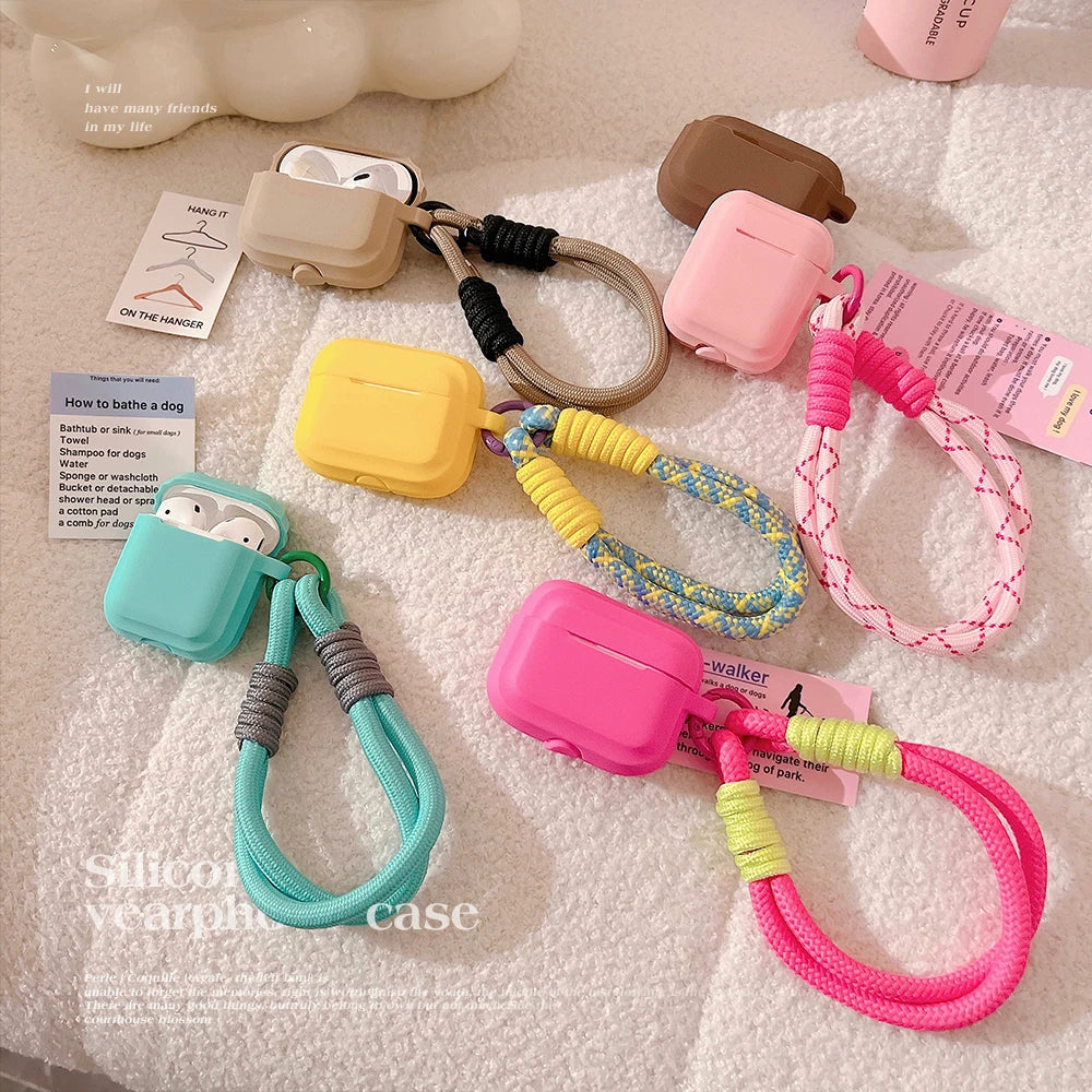 Obal na Airpods s popruhem