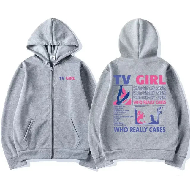 Unisex mikina TV Girl Who Really Cares