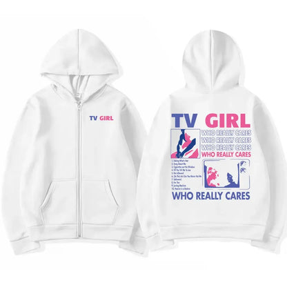 Unisex mikina TV Girl Who Really Cares