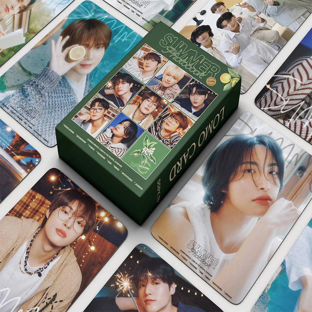 Lomo karty ATEEZ 55 ks