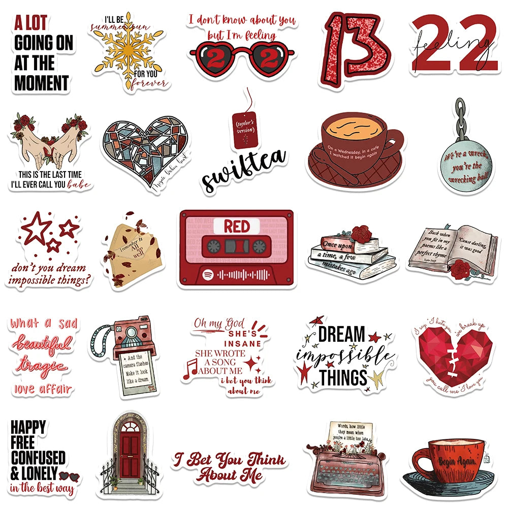 Samolepky Taylor Swift 50 ks