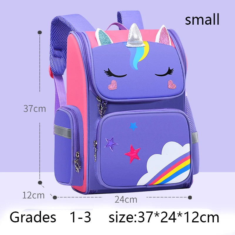Dívčí batoh do školy s jednorožcem