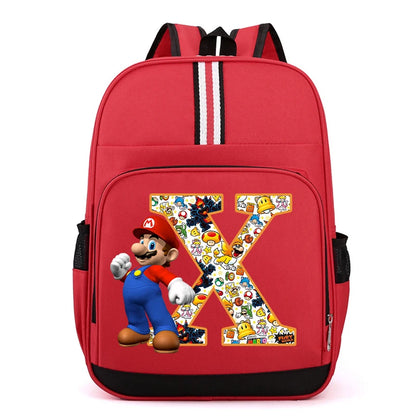 Školní batoh Super Mario s písmenem