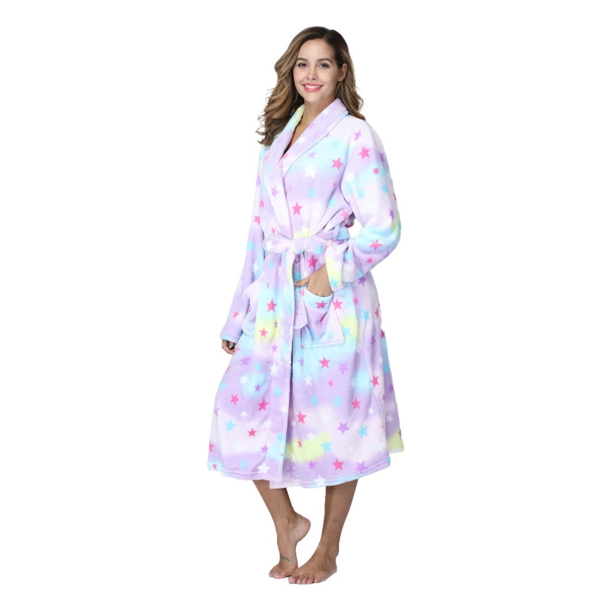 Dámský duhový župan