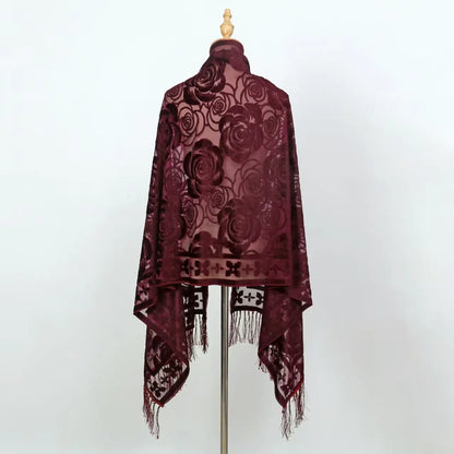 Dámská šál se vzorem