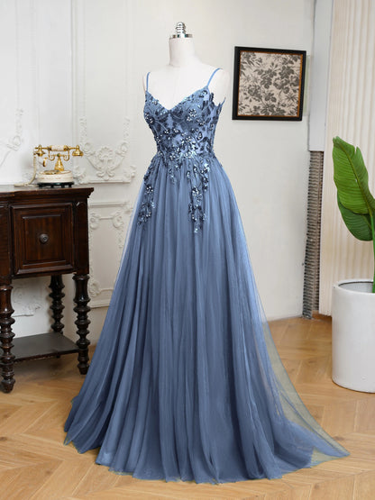 Dámské plesové šaty na ramínka