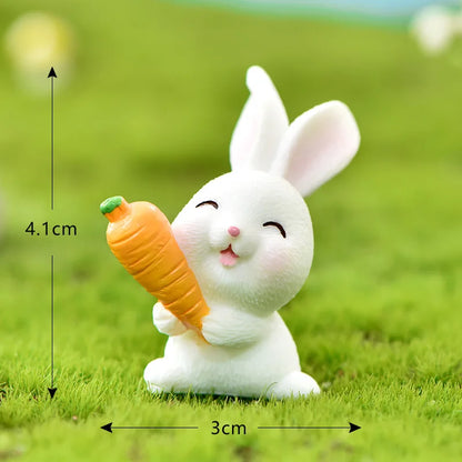 Mini figurky zajíčci