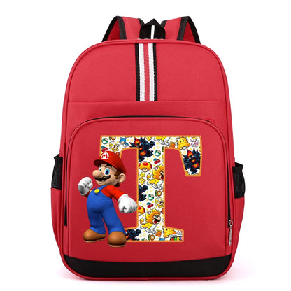 Školní batoh Super Mario s písmenem