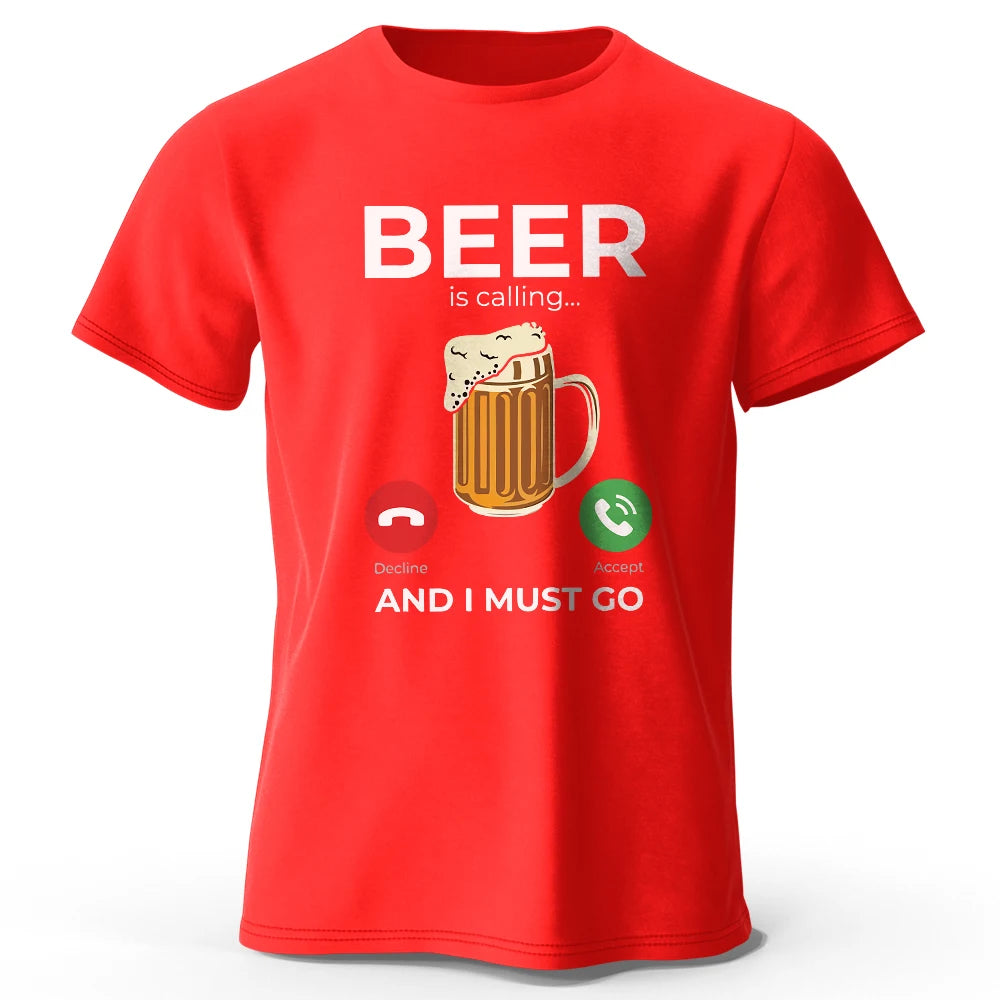 Pánské triko Beer Is Calling