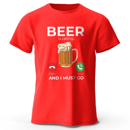 Pánské triko Beer Is Calling