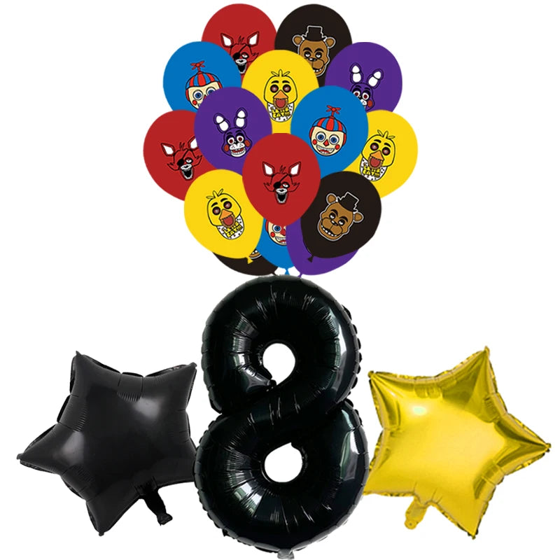 Doplňky na oslavu FIve Night At Freddys