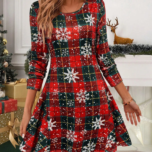 Dámské šaty s vločkami