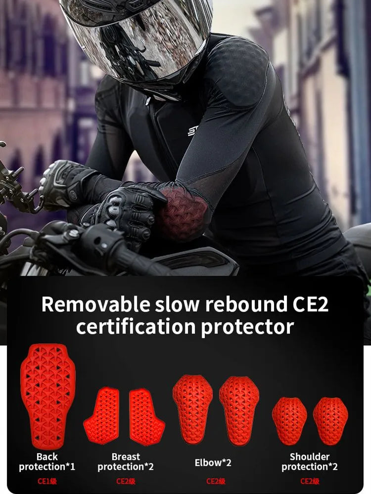 Letní motorkářská bunda s ochranou