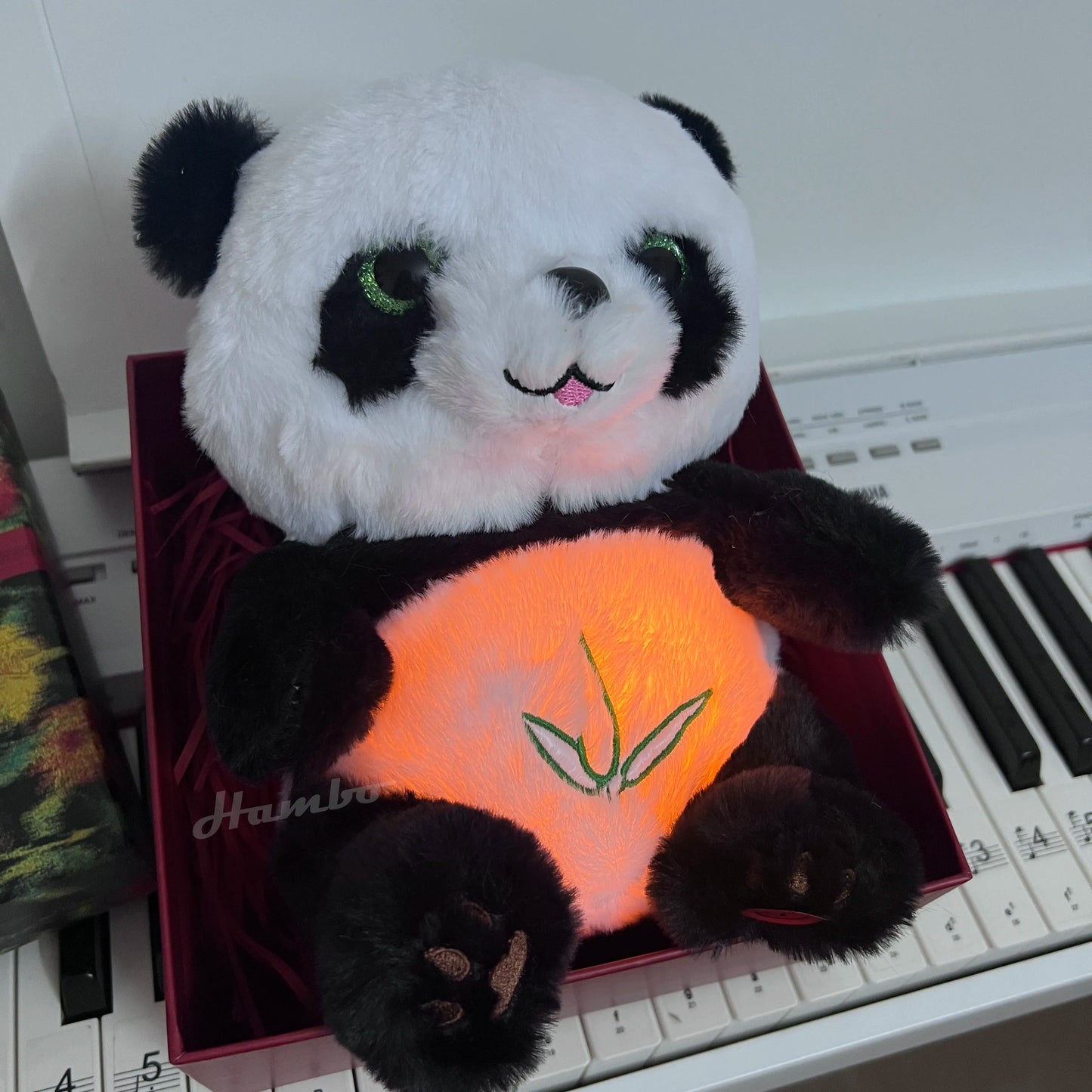 Dýchací plyšová panda