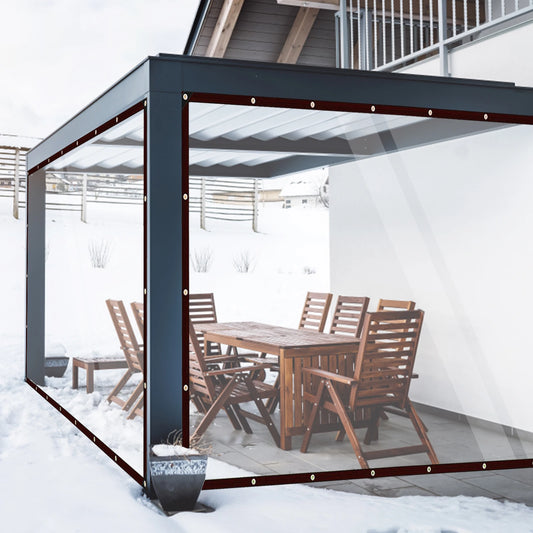 Průhledná nepromokavá plachta zahradní