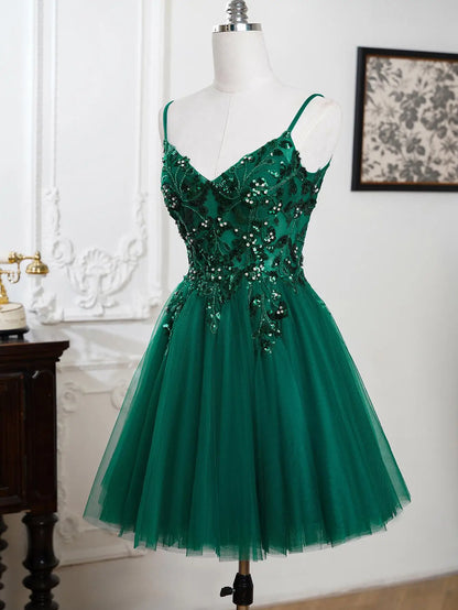 Dámské plesové šaty na ramínka