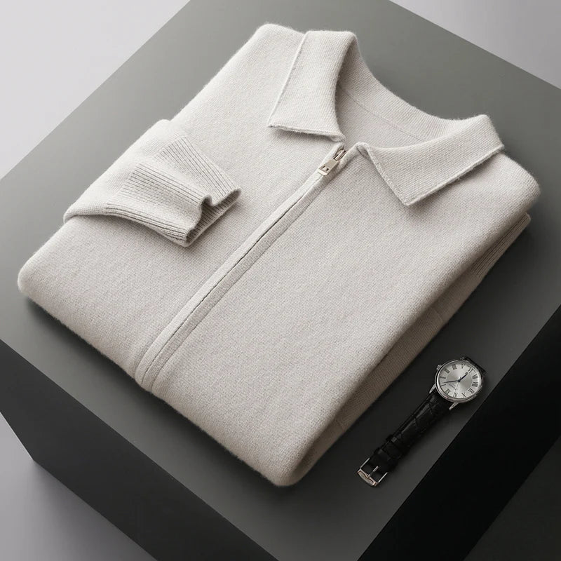 Pánský kardigan 100 % merino vlna