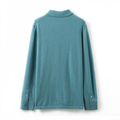 Pánský kašmírový kardigan s knoflíky