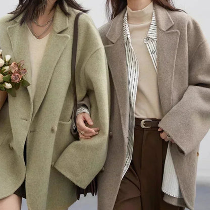 Dámský vlněný kabát