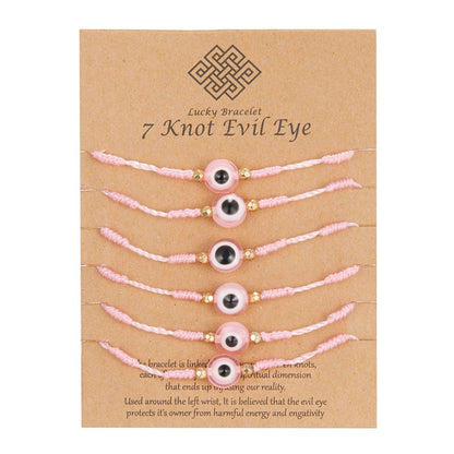 Náramek evil eye 6 ks