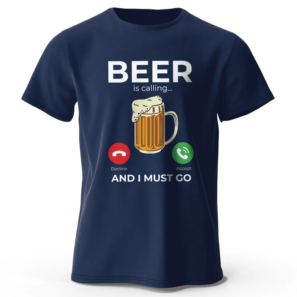 Pánské triko Beer Is Calling