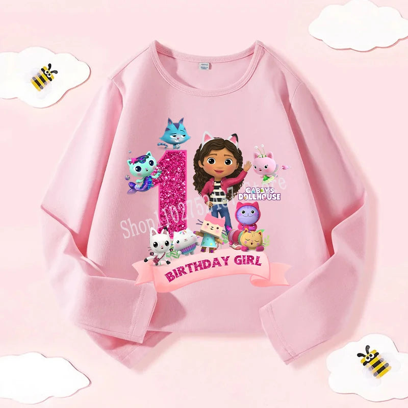 Narozeninové triko Gabby Dollhouse