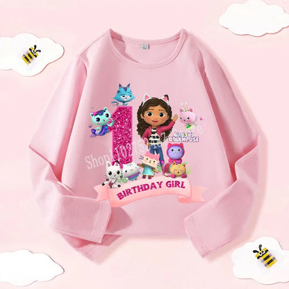 Narozeninové triko Gabby Dollhouse