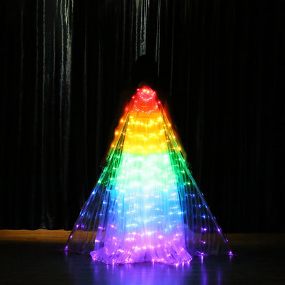 LED kostým s křídly
