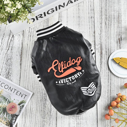 Koženková bunda pro psy