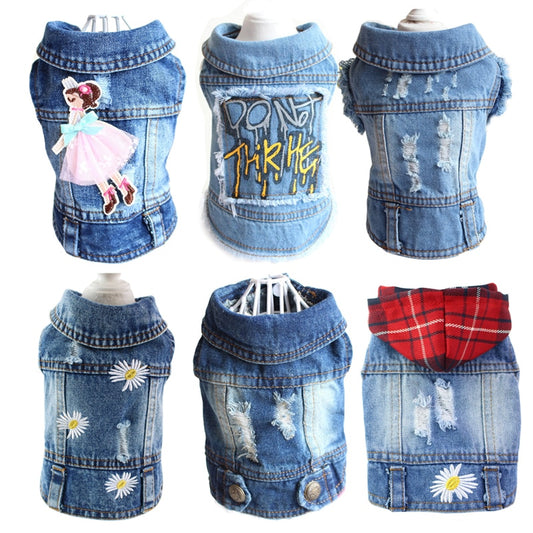 Denim bunda pro psy