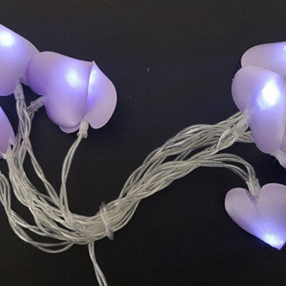 LED řetěz se srdíčky