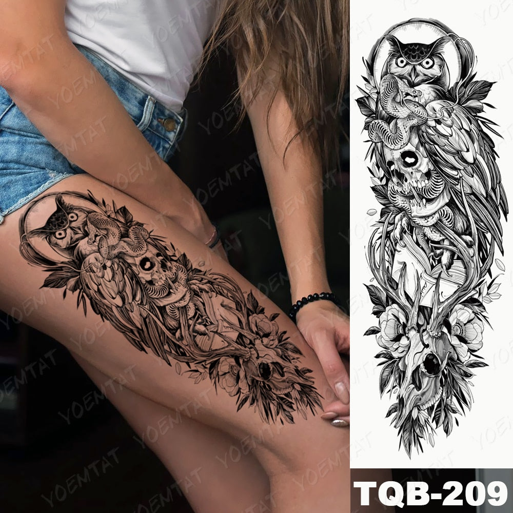 Dočasné tetování rukáv