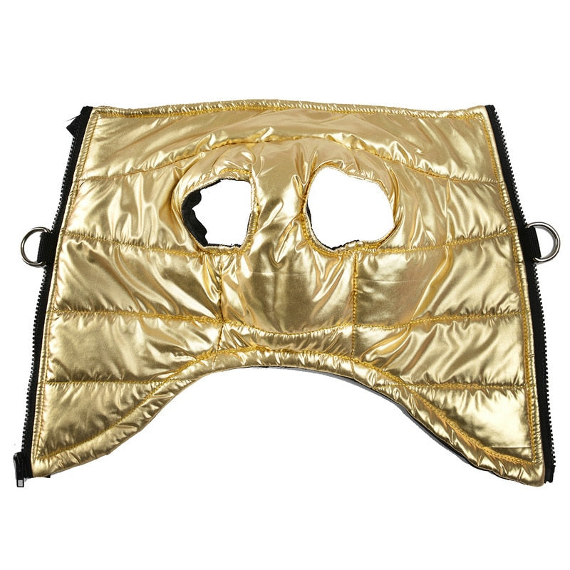 Metalická bunda pro psy