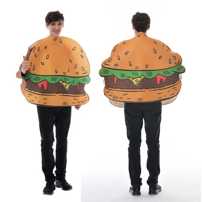 Vtipný kostým fastfood