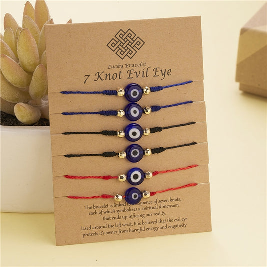 Náramek evil eye 6 ks