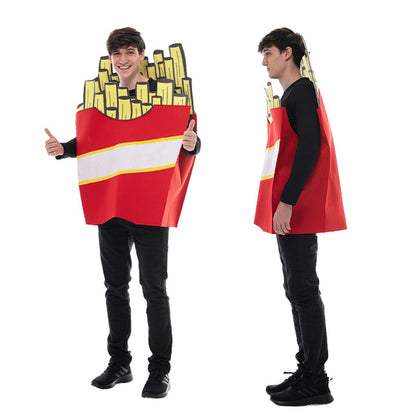 Vtipný kostým fastfood