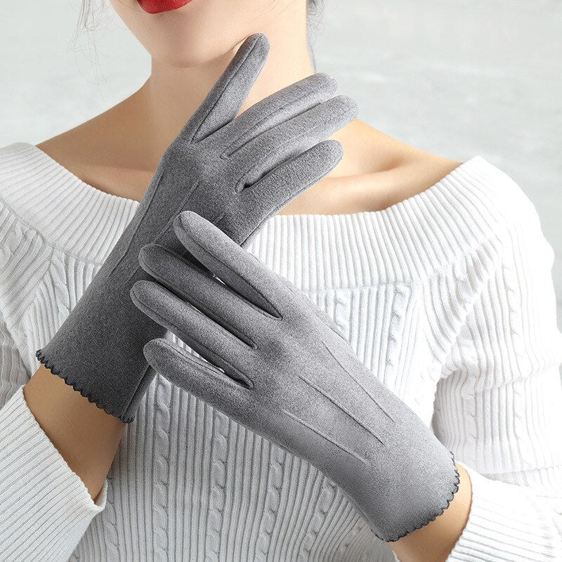 Dámské elegantní rukavice Touch screen