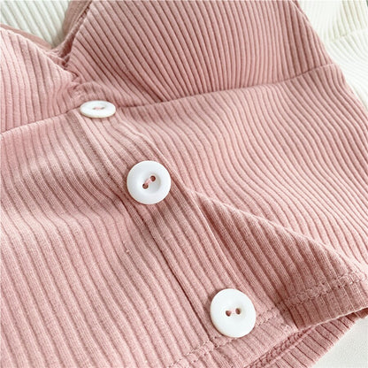 Dámský croptop s knoflíky
