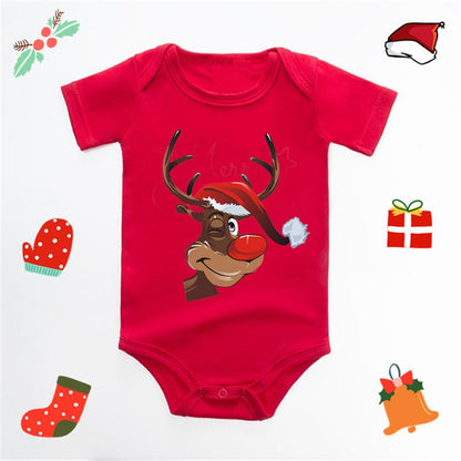 Vánoční body s nápisem My First Christmas Baby