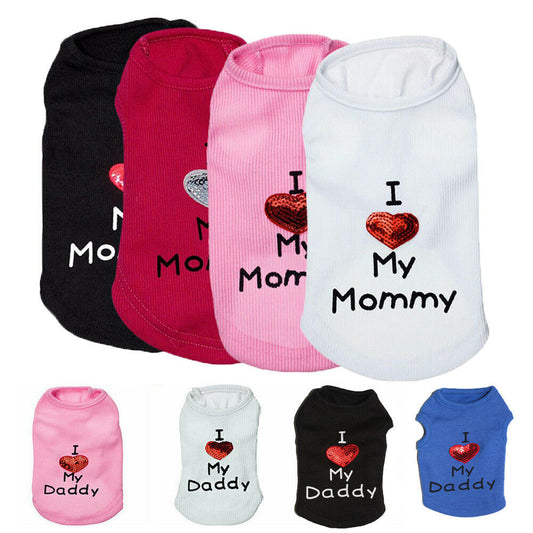 Mikina pro psy I love my mommy