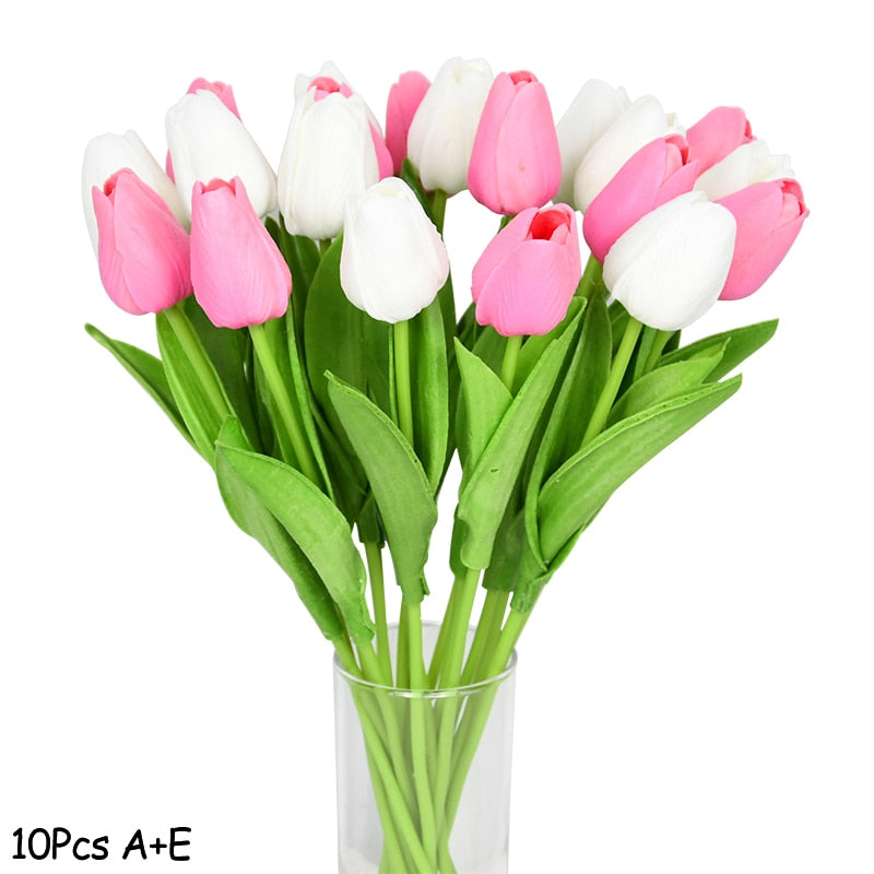 Umělé tulipány 10 ks