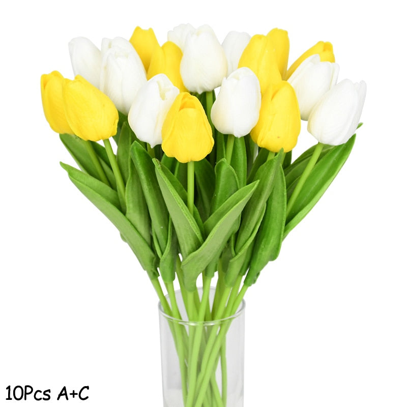 Umělé tulipány 10 ks