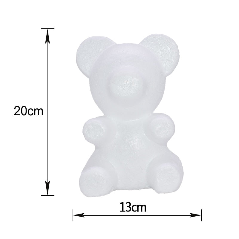 DIY medvídek na valentýna